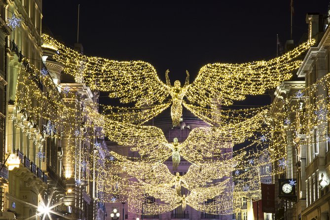 London by Night Bus Tour with Christmas Lights and Live Guide - The Strand and the West End lights