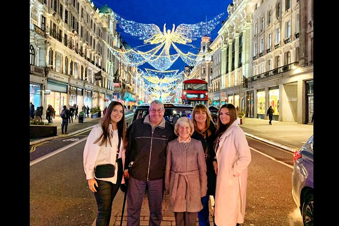 London Christmas Lights Guided Tour by Cab - Westminster links lights with royal and political London