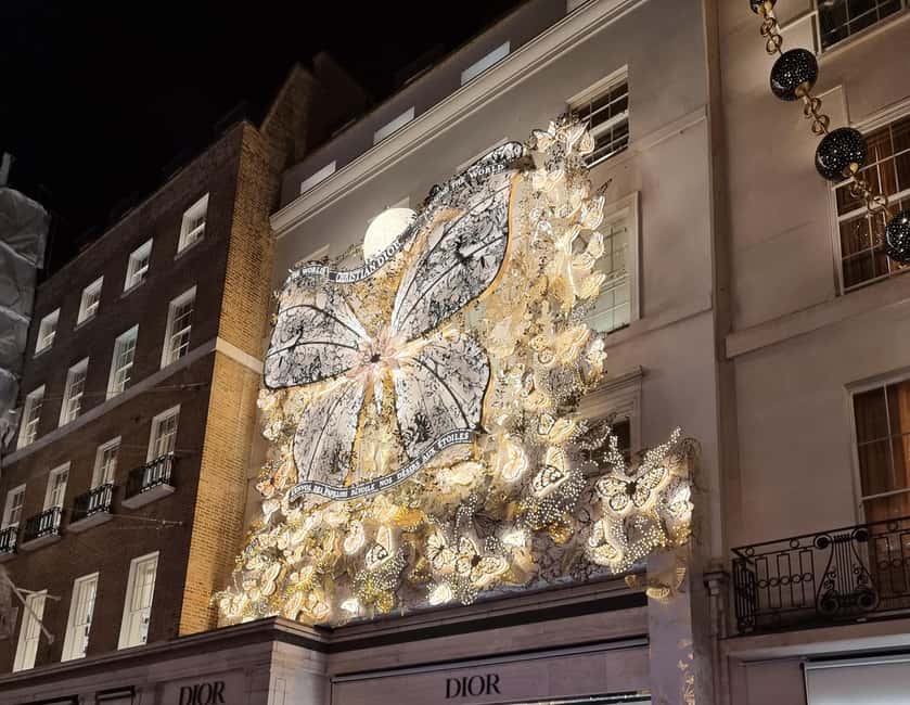 London: Christmas Lights Guided Walking Tour Small Group - Mayfair and New Bond Street add a polished finish
