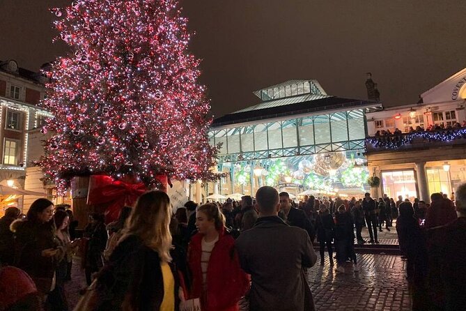 London Christmas Lights Guided Walking Tour - Starting under the lights at Covent Garden