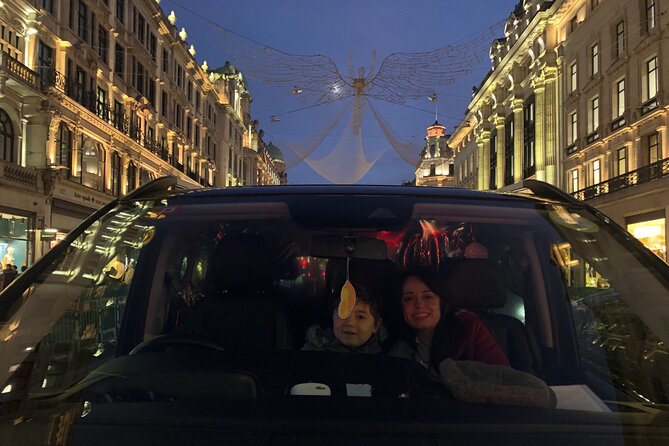 London Christmas Lights Private Car Tour with Driver Guide - Regent Street Starts the Evening with Scale