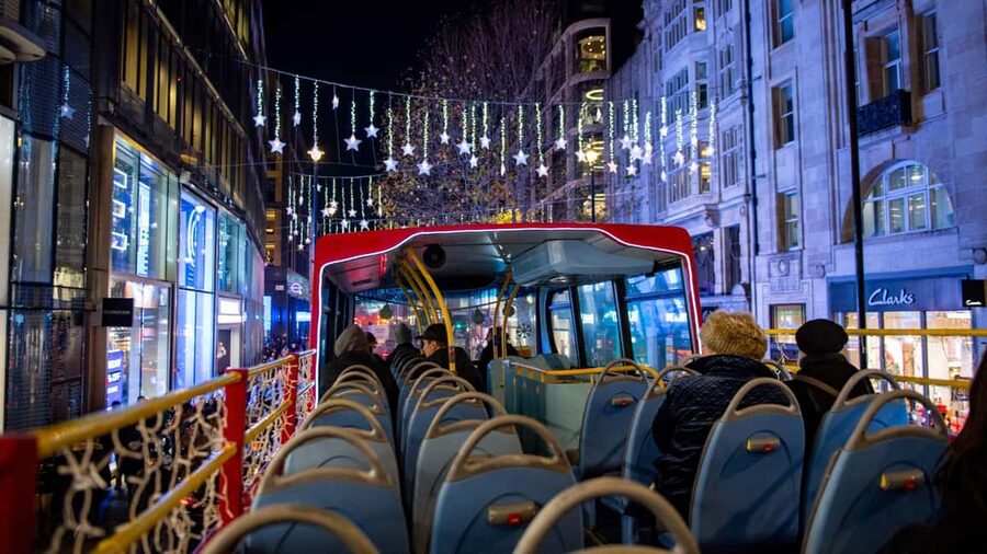 London: Christmas Lights Santa Sleigh Open-Top Tour - Key points to know before you book
