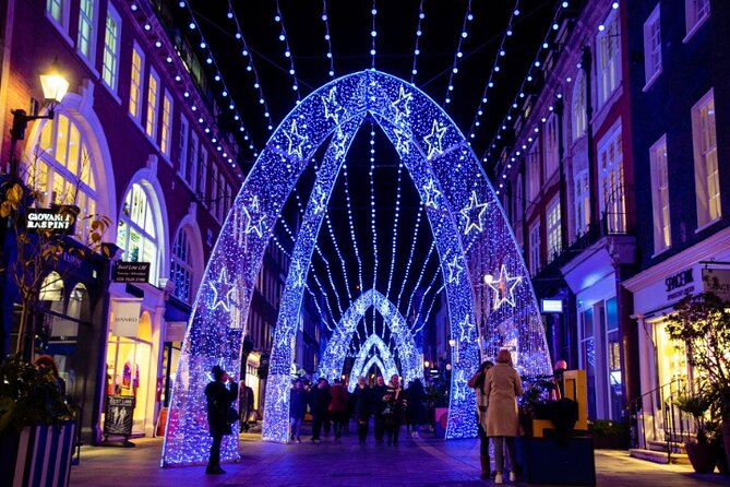 London Christmas Lights Self Guided Walking Tour - St Martin’s Courtyard and Conduit Court provide quieter pauses