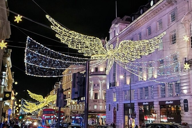 London: Christmas Lights Self Guided Walking Tour - Starting on the Strand among London’s holiday lights
