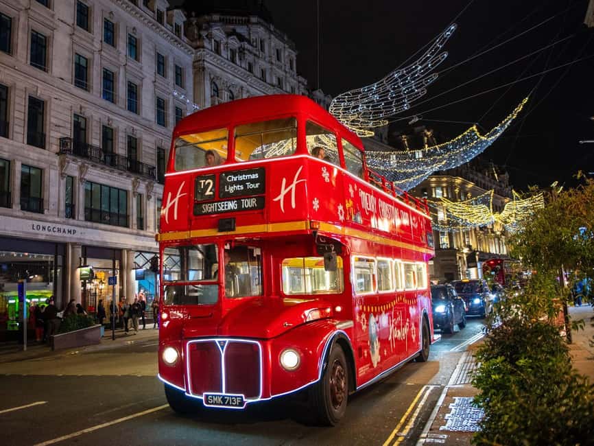 London: Christmas Lights Tour by Vintage Bus - Key things to know before booking