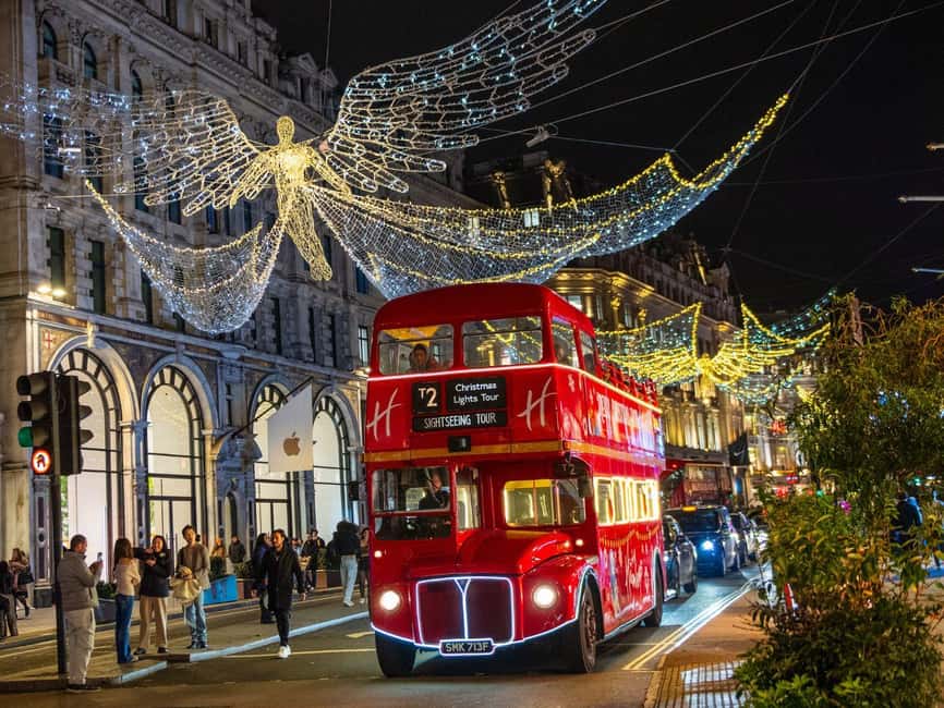 London: Christmas Lights Tour by Vintage Bus - What $48 buys you