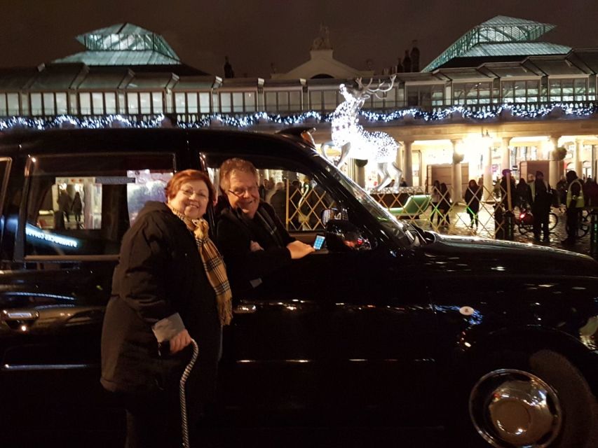 London: Christmas Lights Tour in a Black Cab - The first stretch: seeing London after dark