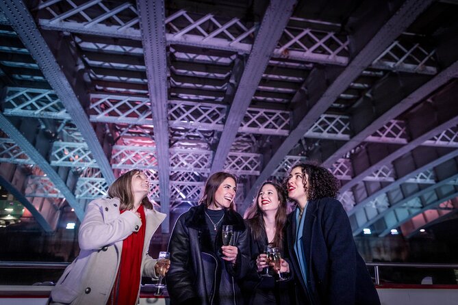 London: Christmas Party Dinner Cruise - The first sailing from Tower toward Canary Wharf