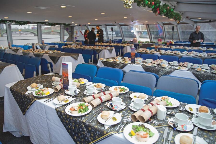 London: Christmas Party Lunch Cruise - Boarding at Westminster Pier