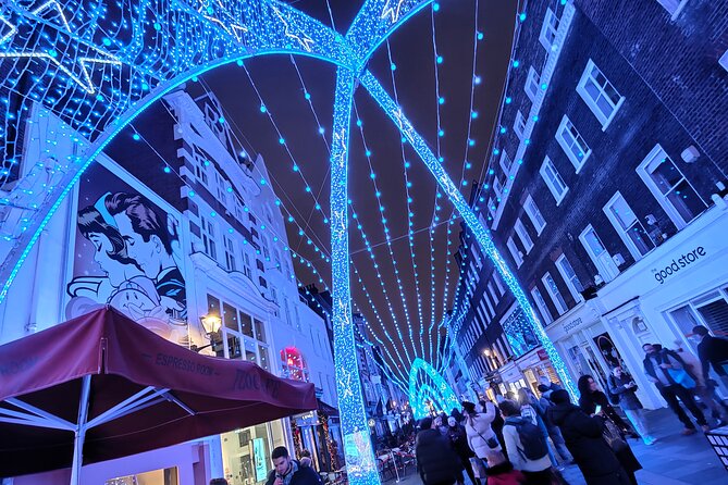 London Christmas Sparkle Private Walking Tour - Oxford Street begins with London’s biggest shopping energy