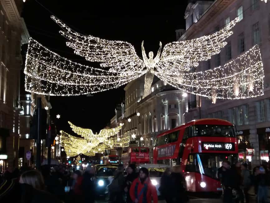 London Christmas Sparkle Walking Tour Small Group - Arcades, old markets, and a secret church