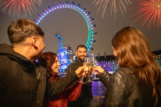 London New Year's Eve Dinner Cruise - Arriving at Tower Pier for a 9:00 p.m. departure
