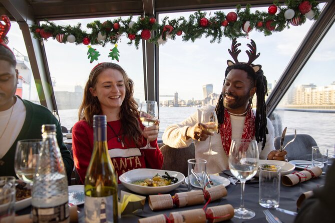 London Thames Christmas Lunch Party - Sharing a table of 10