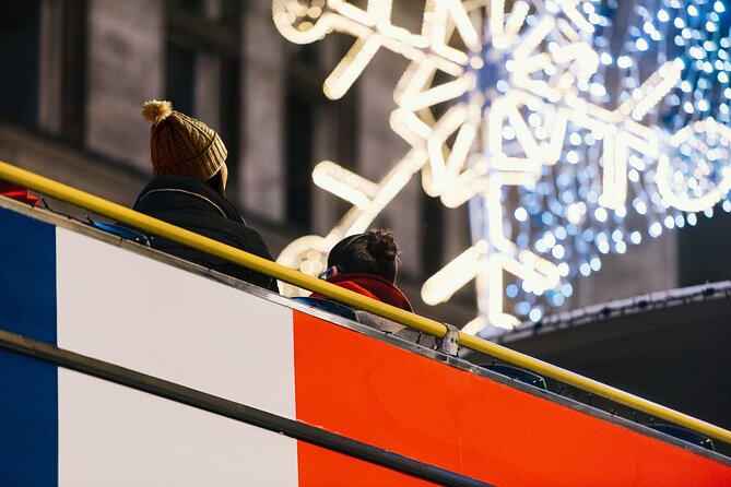 London Tootbus Christmas Lights Tour - The top deck view and the bus experience