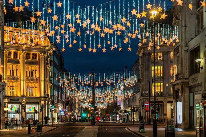 Magical London Christmas Lights Walking Tour with a Londoner - Bond Street turns Christmas into window theater