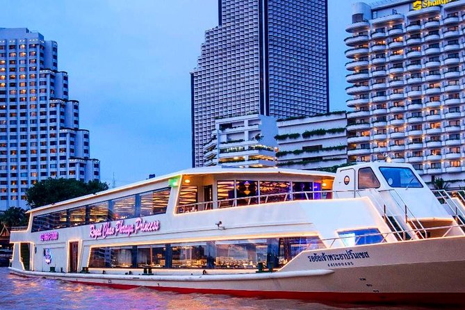 New Year Party : Chao Phraya Princess Dinner Cruise with Return Transfer - Riverside landmarks from the water