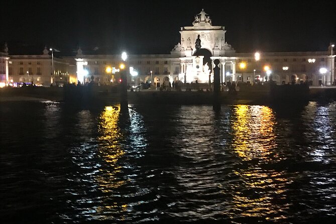 New Year's Eve on a Sailboat with Fireworks display in Lisbon - Midnight with champagne and 12 raisins