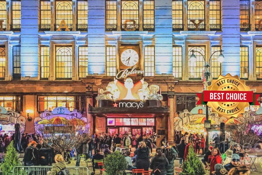 New York: Rockefeller Center Christmas Tree Pedicab Tour - Bryant Park’s Winter Village