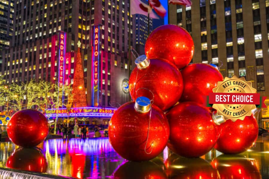 New York: Rockefeller Center Christmas Tree Pedicab Tour - Starting at Central Park South