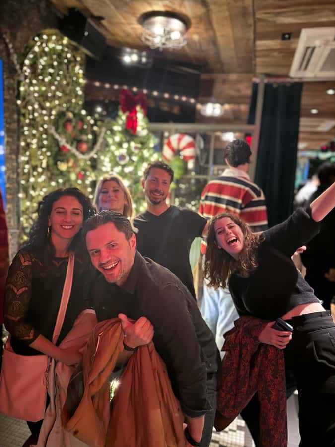 NYC: New Year's Eve Drinks, History and Ball Drop Tour - What the 54th Street ball-drop view is like