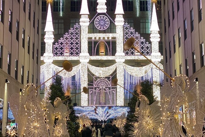 NYC Rockefeller Center Christmas Lights Horse Carriage Ride - St. Patrick’s Cathedral and Saks Fifth Avenue