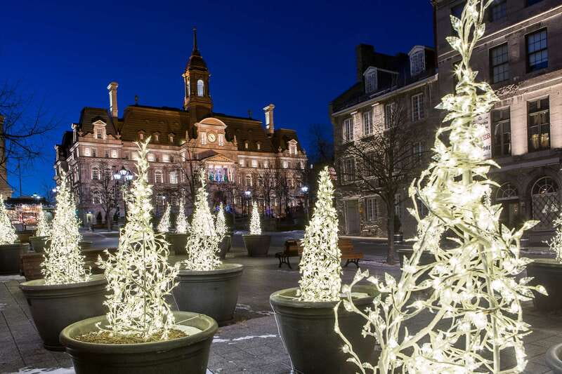 Old Montréal Small-Group Christmas Tour - Starting at Victoria Square in the Christmas Season
