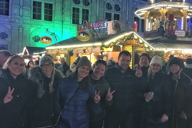 Original Munich Christmas Market Tour with Festive Wine and Food - Odeonsplatz and the medieval market mood