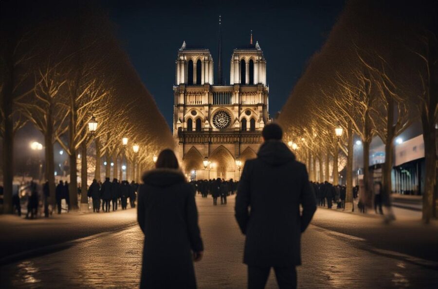 Paris Christmas Lights Walking Tour with Local Guide - The 1st arrondissement between the headline stops