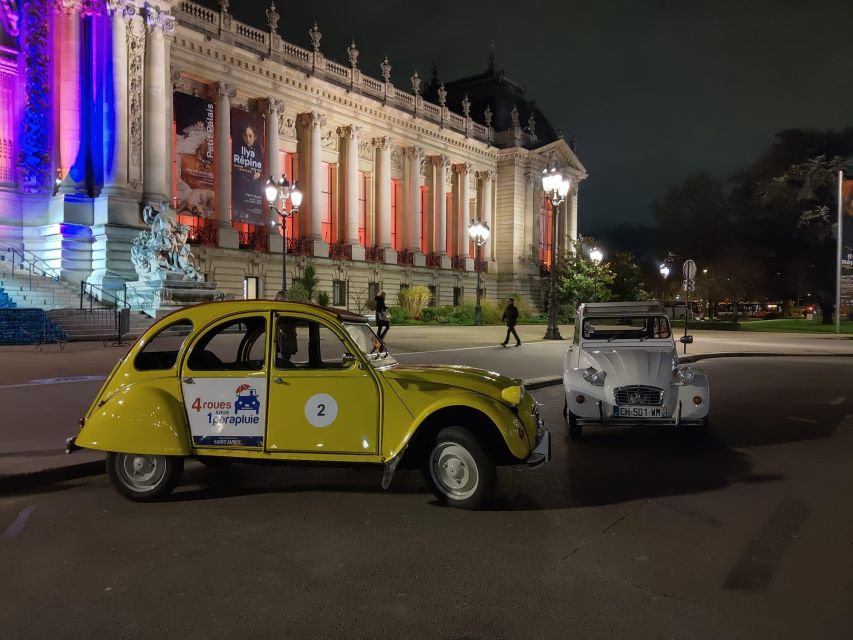 Paris: Private Christmas Lights Tour by Citroën 2CV - The 55-minute drive to Champ de Mars