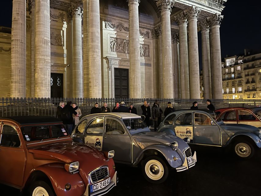 Paris: Private Christmas Lights Tour by Citroën 2CV - A private route through the city, not a fixed group circuit