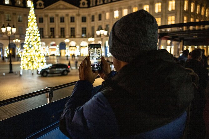 Paris Tootbus Festive Christmas Lights Tour - Quai Branly and the Louvre from the road