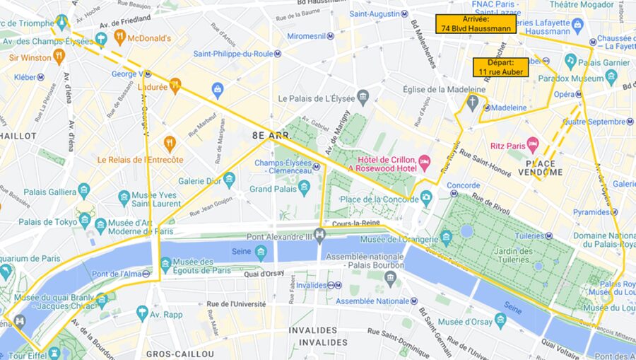 Paris: Tootbus Open-Top Christmas Bus Tour - Opéra and the first look at Paris after dark