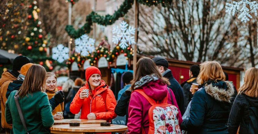 Prague: 2-3h Magical Christmas Markets Tour with Inclusions - Public transportation keeps the route varied