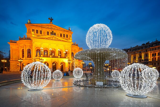 Private Christmas Walking Tour of Frankfurt with Bethmännchen - Römerberg gives the tour its best final scene