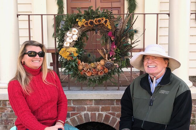 Private Colonial Williamsburg Christmas Holiday Decorations Walking Tour - The Capitol Building adds the civic story
