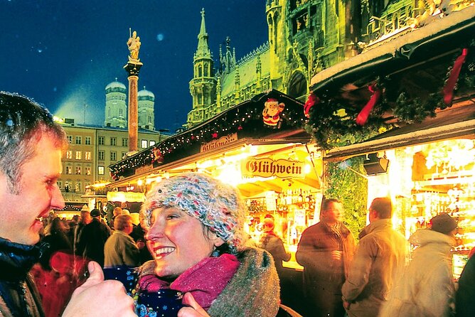 Private tour of Munich's most beautiful Christmas markets - The English Garden, Eisbach surfers, and a favorite local market