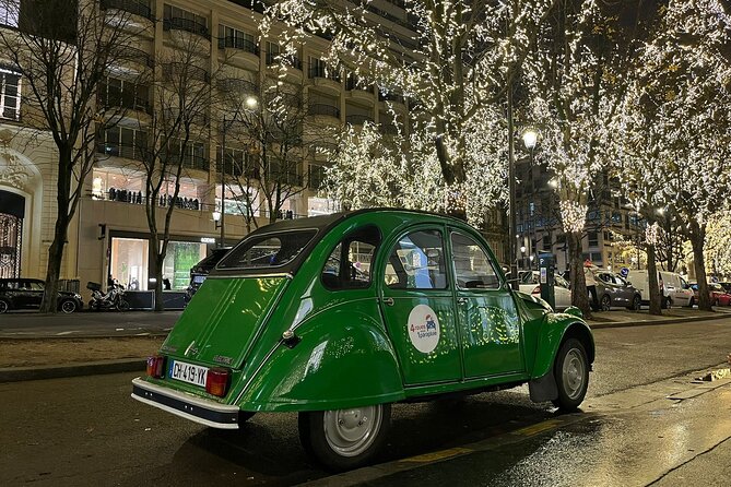 Private tour Paris Christmas lights tour 2 hours in Citroën 2CV - Key details before you book
