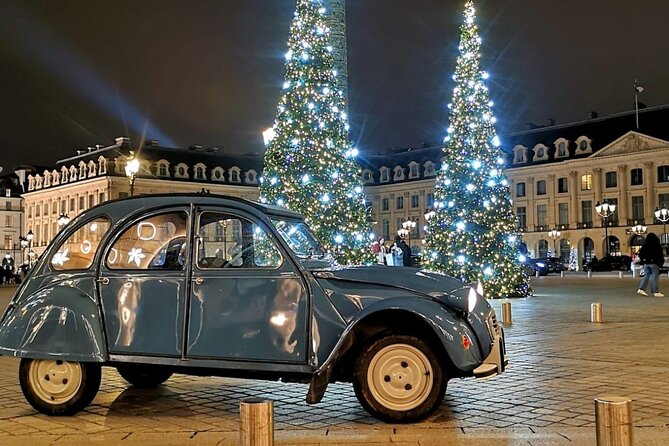 Private tour Paris Christmas lights tour 2 hours in Citroën 2CV - Starting at Petit Palais on Avenue Winston Churchill