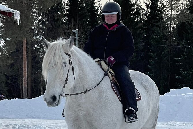 Riding Tour with Finnhorses at Santa Claus Village - The campfire finish with hot drinks and cookies