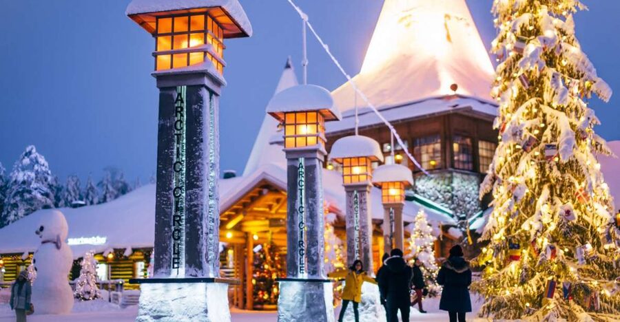Rovaniemi: Meet Santa Claus, Reindeer Sleigh Ride & Huskies - Crossing the Arctic Circle at Santa Claus Village