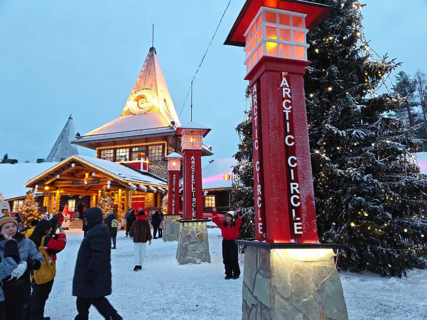 Rovaniemi: Private Santa Claus Village Tour & Sleigh Ride - From your hotel to Santa Claus Village