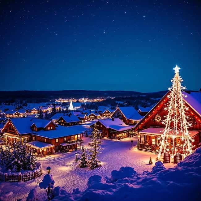Rovaniemi:Santa Claus Village Guided Tour with Santa's gift - Sending a letter from the North Pole