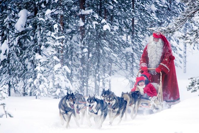 Rovaniemi Santa Claus Village Husky Reindeer Farm Arctic Museum - Husky and reindeer rides deliver the day’s most distinctive moments