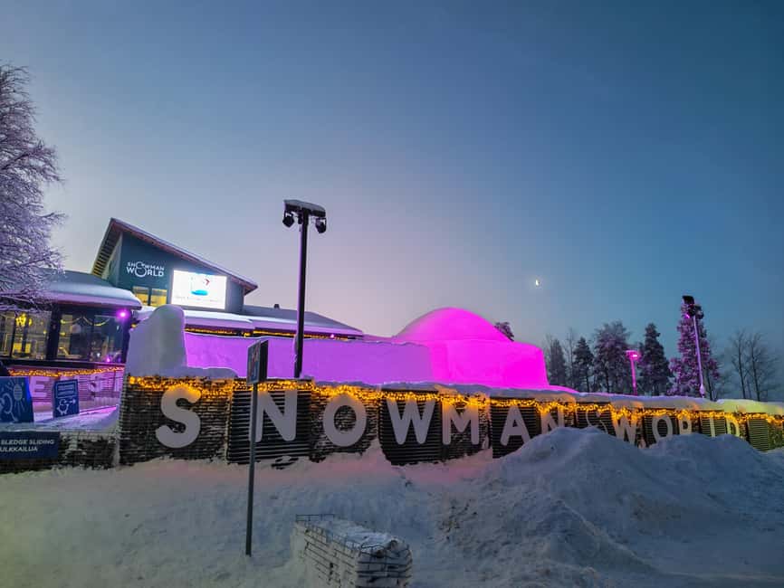 Rovaniemi: Santa Village,2km Husky Sled Ride & Snowman World - Key highlights of the Rovaniemi experience