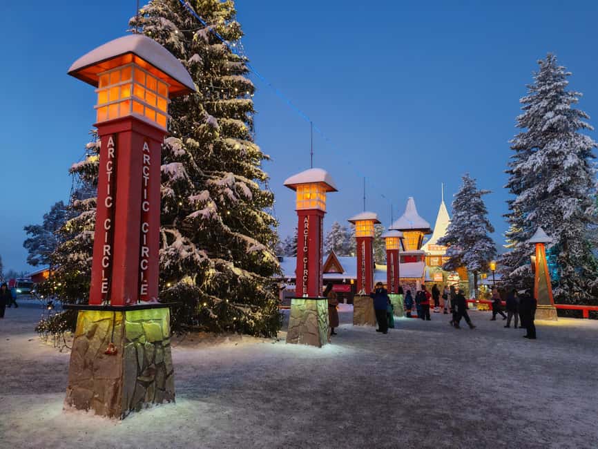 Rovaniemi: Santa Village,2km Husky Sled Ride & Snowman World - FAQ