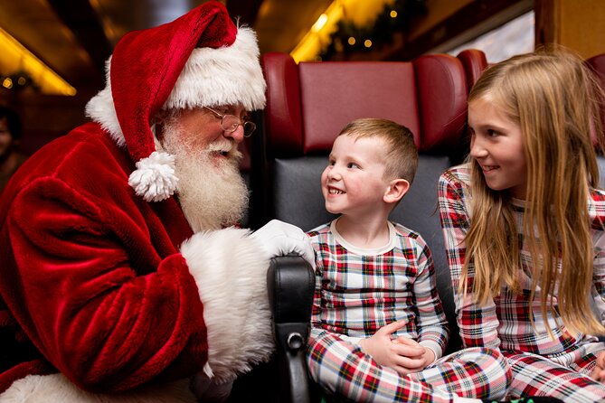Santa Express Train - Open-air seating and the Vista Dome