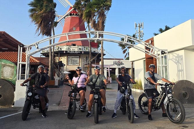 Semi-Private Christmas Edition Twilight Glow E-Bike Oranjestad - Oranjestad after dark
