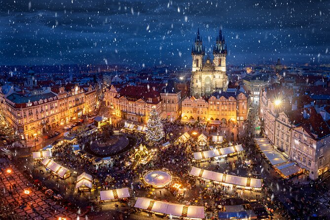 Tour 3 Magical Prague Markets with Locals, Christmas Goodies incl - Old Town Square gives you the famous Prague scene