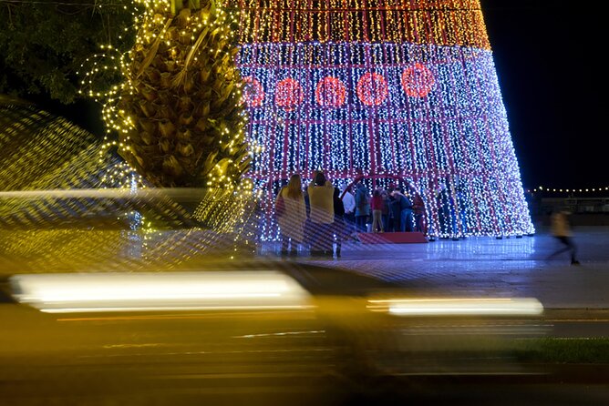 Tuk Tuk Funchal Magic Christmas Lights - Passing Funchal’s older sights
