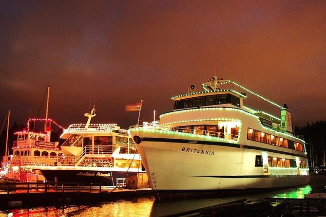Vancouver Holiday Festive Dinner Cruises - English Bay and the Vancouver Seawall